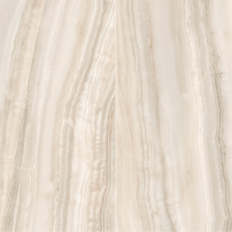 Selena Vein Cut Onyx 24X48 , Beige