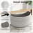 Niama Curved Chenille Storage Ottoman -617328555