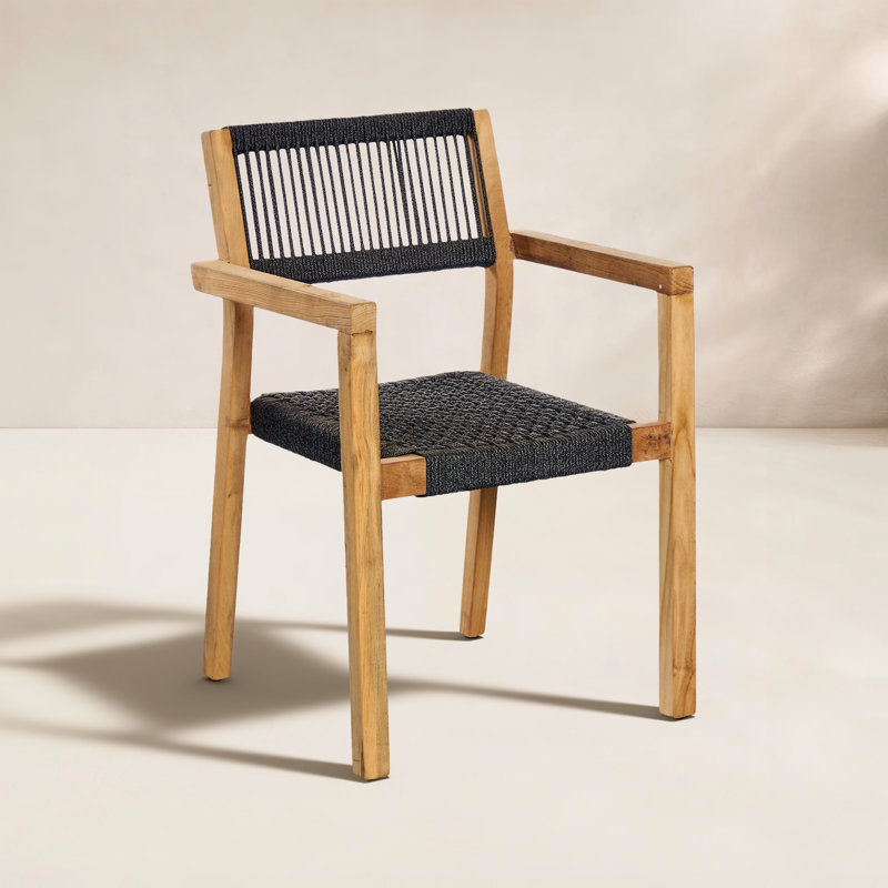 Gabby Teak Outdoor Dining Armchair