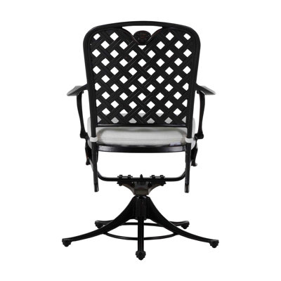 Outdoor Provance Rocking Metal Chair with Cushions