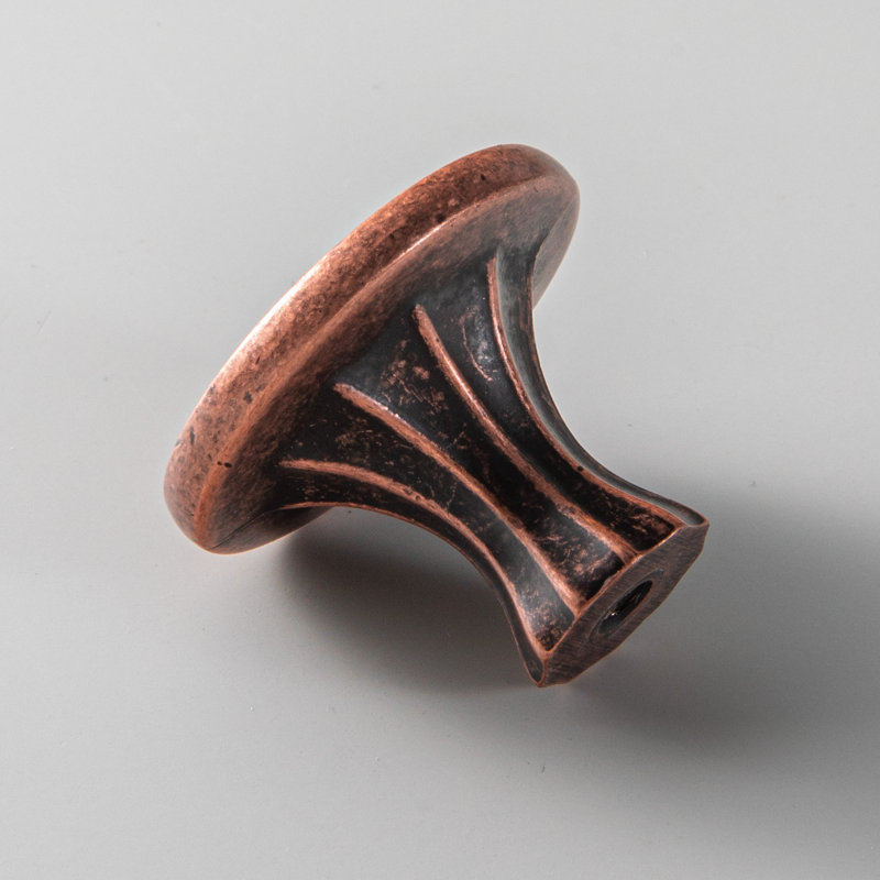 Poignée ronde, Cuivre antique