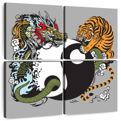 Dragon Adella et tigre Yin Yang