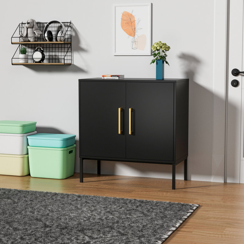 Armoire d'appoint Myroslav, Noir