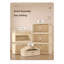 Armoire de rangement en plastique 19,21 po 50,41 po avec roulettes - 5, porte magnétique pliante, blanc crème pour équipement de golf 19,21 po 50,41 po, maison