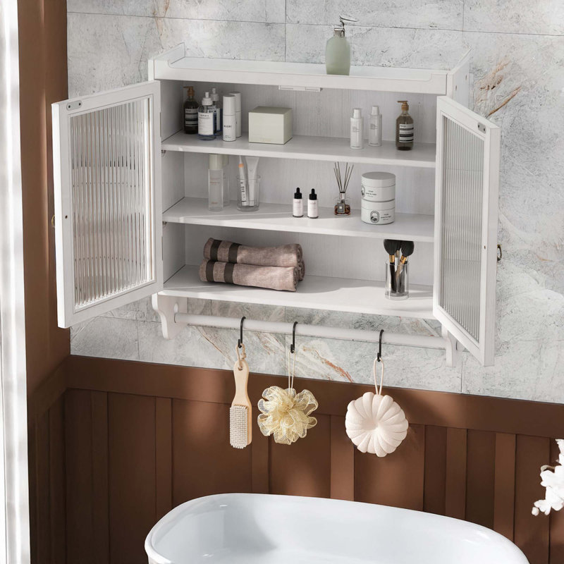 Armoire murale 24,8 po, Blanc
