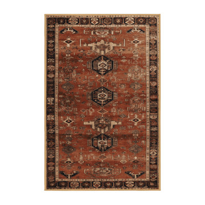 Tapis brun turc lavable à la machine