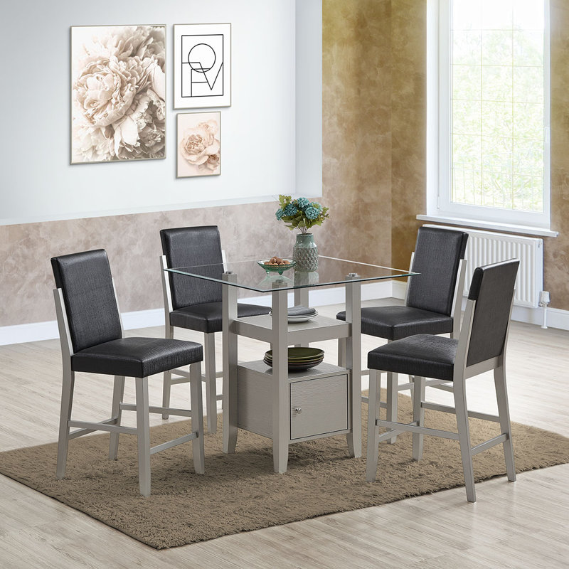 Tabouret Radmilo, Noir