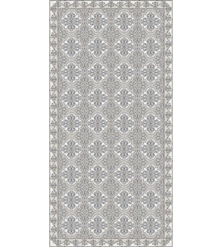 Tapis de cuisine gris Drawit, Rectangulaire 2 pi x 3 pi