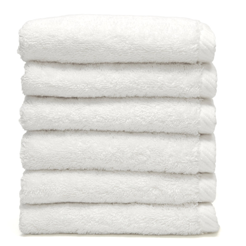 Essuie-mains doux en coton turc, Blanc