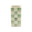 Sage Check Pillar Vase-637443564