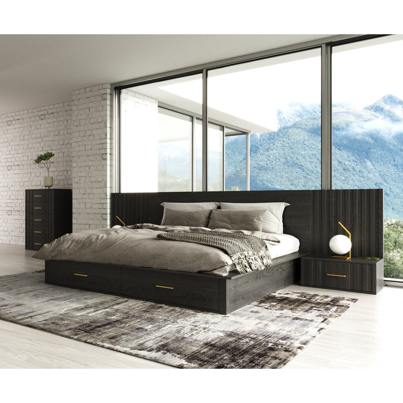Platform Storage Bed, King