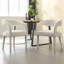 Chaises de salle à manger rembourrées modernes avec accoudoirs pour la cuisine / salle à manger / salon-729781005-729781006