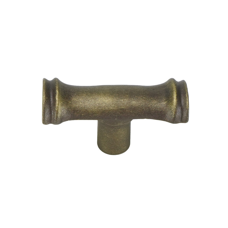 Bamboo bamboo knob in Antique Brass, Antique Brass