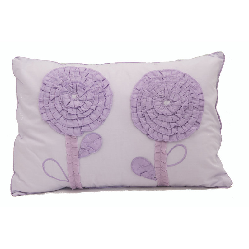 Coussin lombaire lilas Floret