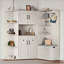 Armoire de vestibule multifonctionnelle gauche-droite avec 4 crochets-129030520