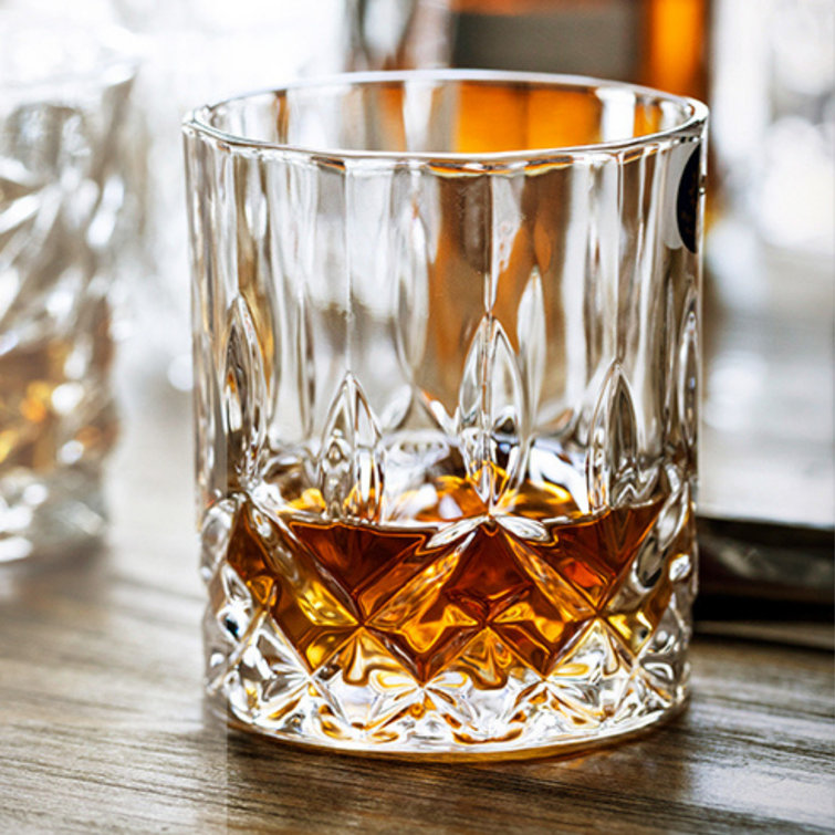 Whiskey Glasses 10oz Premium Scotch Glasses Set of 2 Old Fashioned Whiskey  glass