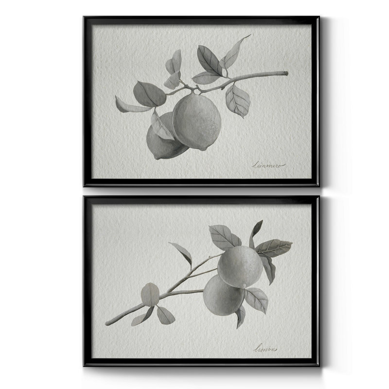 Limonero I - ensemble de 2 cadres photo, Noir, H 36,5 po x l 53 po x P 1 po