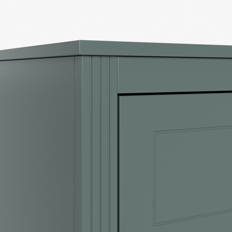 Commode double 6 tiroirs en bleu