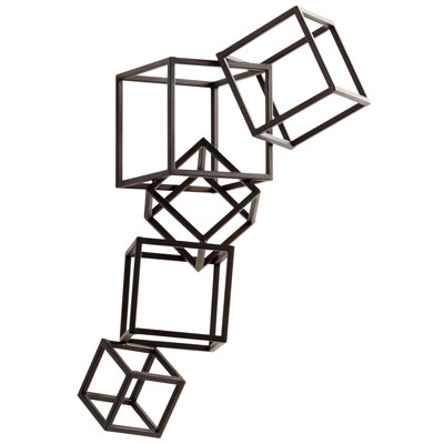 Cubed Metal Wall Decor