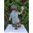A Little Boy Playing with Two Frogs Bronze Statue Fountain  18" x 16" x 25"H