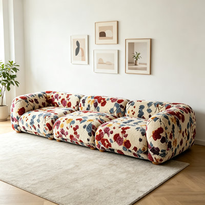 Italian Minimalist and Creative Three-seater Sofa