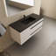 Ensemble de meuble-lavabo mural simple 47 po