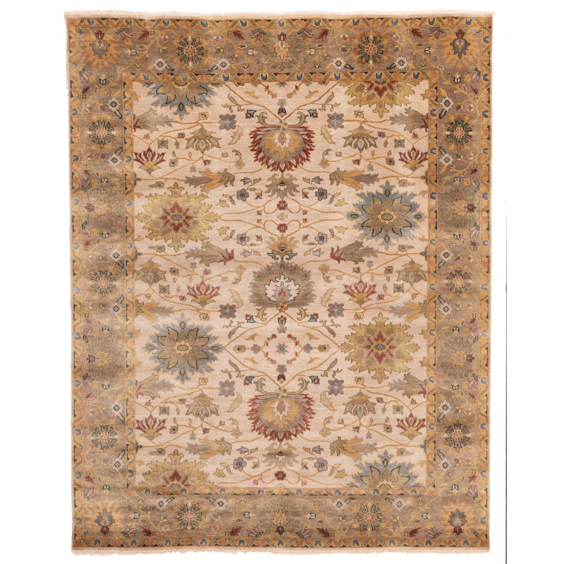 Tapis ivoire Jules Serapi 7 pi 11 po x 9 pi 11 po
