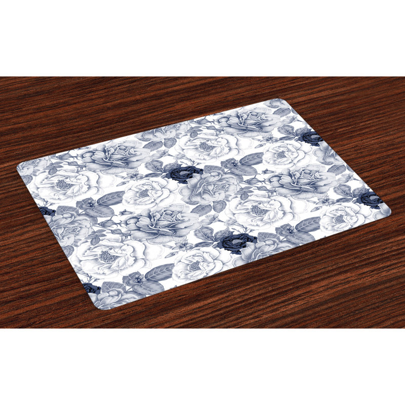 Dugas Shabby Garden Spring Roses Placemat