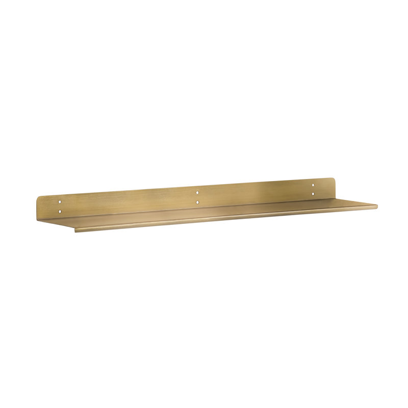 Maja Metal Floating Shelf, 5" H x 91.5" W x 15.25" D