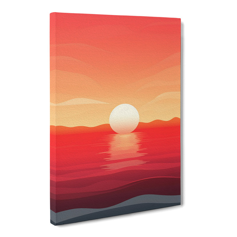 Sunrise Minimalism No.2 - No Frame Print, 76cm H x 50cm W x 3cm D