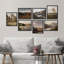 «Autumn Rustic Abstract Nature Landscape Nature Wilderness» 7 pièces sur papier-99482503-99482502