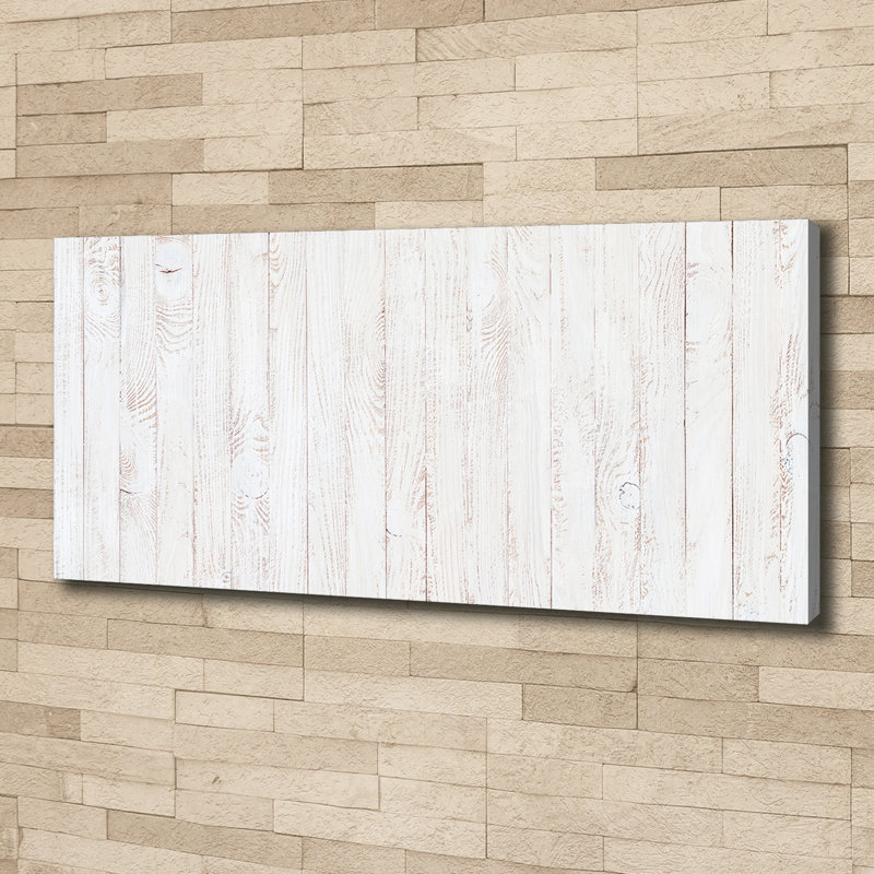 Wooden Background - No Frame Print on Canvas