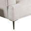 Ensemble de canapé et causeuse 2 pièces Batty, chenille gris moderne, dossier réglable-111734976