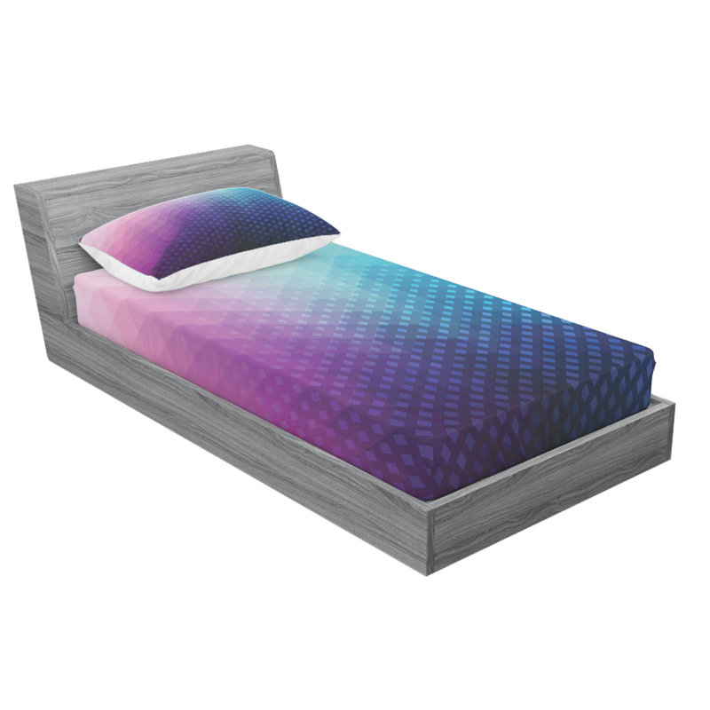 Microfiber Geometric Sheet Set, Twin XL Sheet Set + 1 Pillowcase