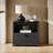 2-Drawer Manufactured Wood Modular Nightstand with Flip-Top-559435047