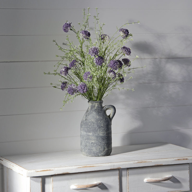 Buisson en plastique 23 po Wild Allium, Mauve