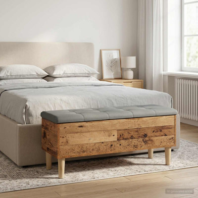 Upholstered Engineered Wood Bench