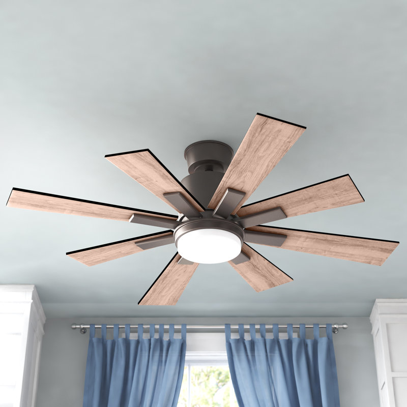 Ventilateur de plafond intérieur / extérieur 60 po Olney, Nickel foncé