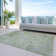 Machine Washable Indoor/Outdoor Chantille ACN1107 Mint Rug