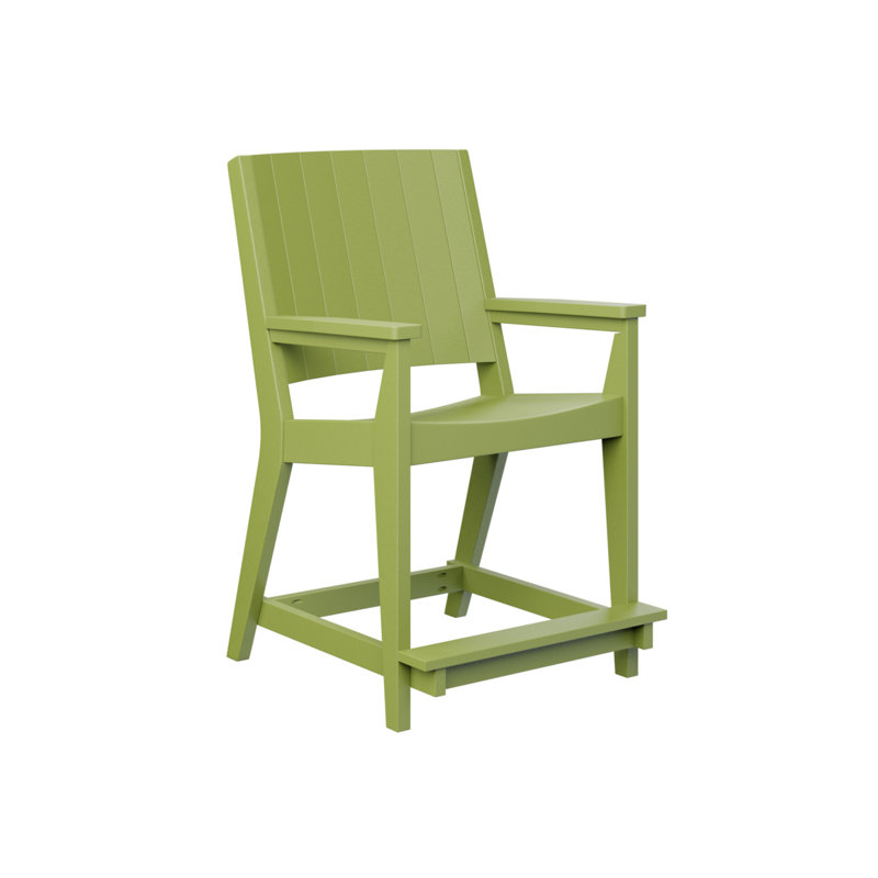Chaise de jardin berlinoise à motif de kiwis verts berlinois Berlin, Vert kiwi, 21.5"