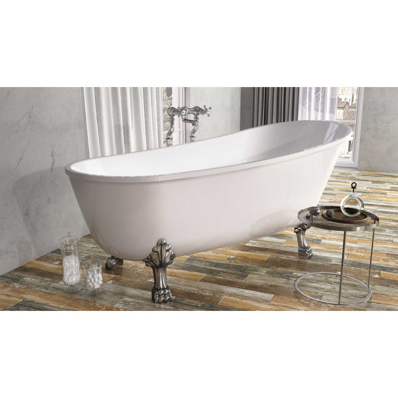 1500mm x 735mm Soaking Acrylic Bathtub