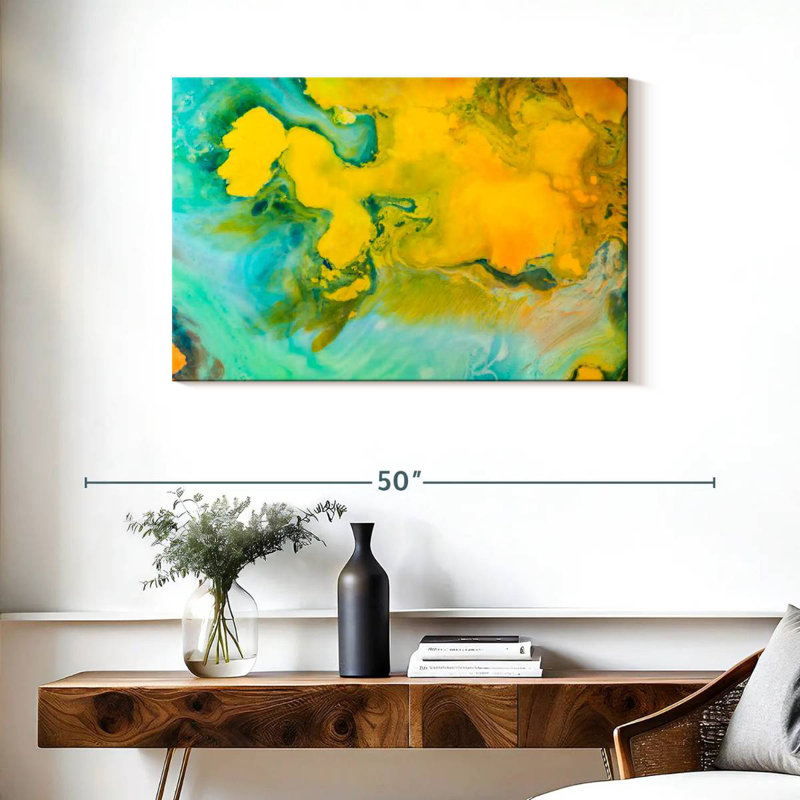 Avery Abstract Rustic, 24" H x 36" W