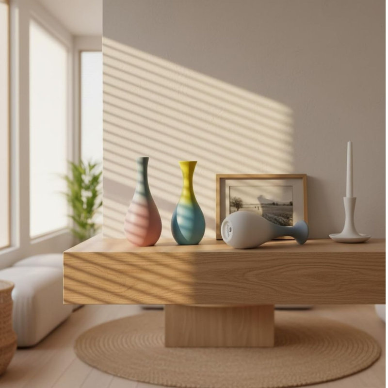 Ombre Ceramic Bud Vase Set