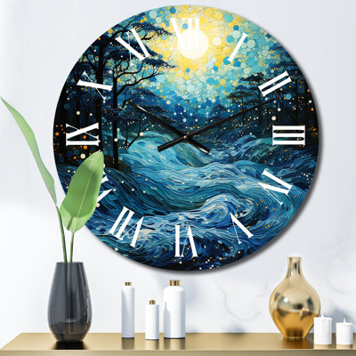 Chando - Abstract Wall Clock