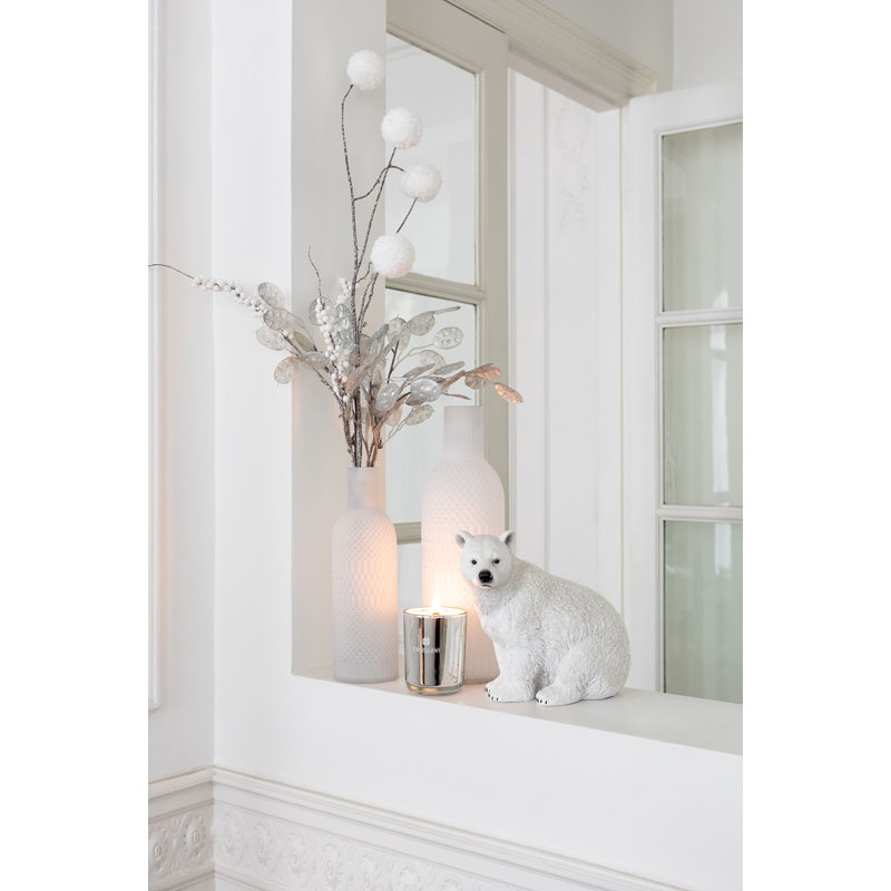 Fresh Scented Jar Candle with Glass Holder