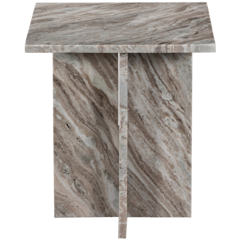 Table de bout Verona Cain, Brun