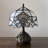 Simonetti Tiffany Table Lamp Stained Glass Baroque Style Lavender LED Bulb Dragonfly Base 10"W*10"D*14"H*-692339876