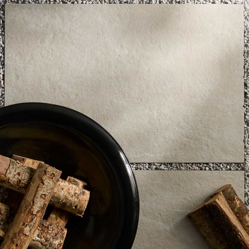 Era 24X36 2CM Limestone Look Matte Porcelain Paver, Crema Beige