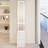 LED Dressing Mirror Cabinet With Adjustable Brightness, Multi-Layer Storage, And 3 Light Colors For Cosmetics And Jewelry