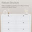 Tasneem 6 Drawer Chest of Drawers Bedroom Storage Unit Clothes Storage Cabinet Bedroom Living Room Hallway Furniture-1149504228